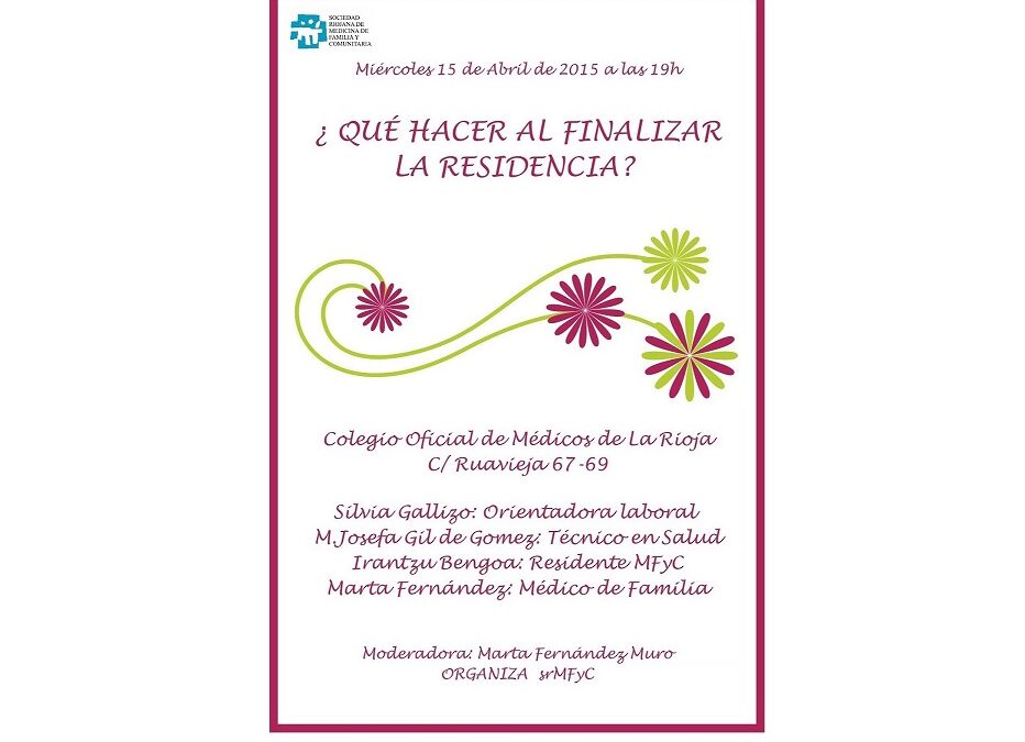 ¿Qué hacer al finalizar la residencia?