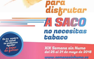 ¡Para disfrutar a saco no necesitas tabaco!
