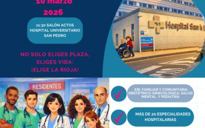 VII Jornadas de Puertas Abiertas para futuros residentes (Hospital San Pedro-Logroño, 10.03.2026).
