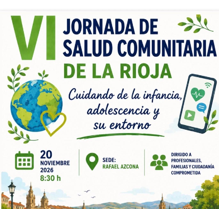 VI Jornada de Salud Comunitaria de La Rioja (PACAP-Rioja, 20 noviembre 2026)